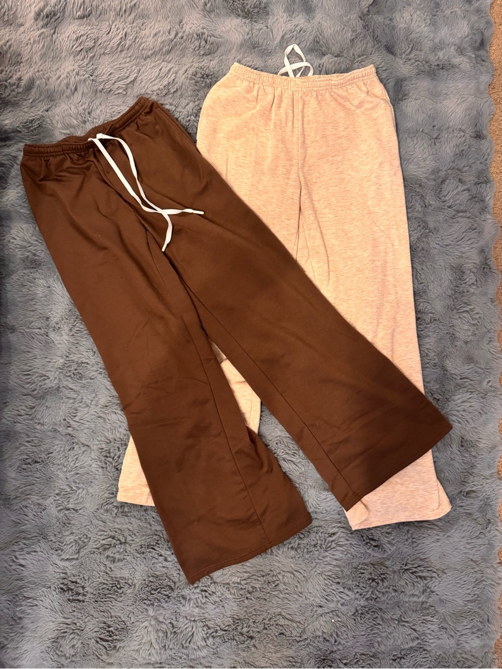 Two-Pack Lounge Sweatpants - Brown & Light Pink